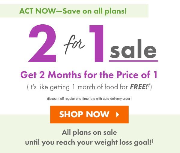 What is the cost of Nutrisystem for one month?